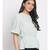 plain Green Polyester   Top