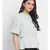 plain Green Polyester   Top