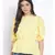 plain Yellow Polyester   Top