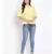 plain Yellow Polyester   Top