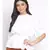 plain White Polyester   Top