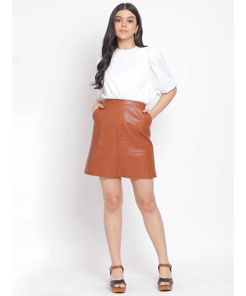 plain White Polyester   Top