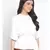 plain White Polyester   Top