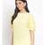 plain Yellow Polyester   Top