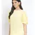 plain Yellow Polyester   Top
