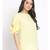 plain Yellow Polyester   Top