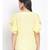 plain Yellow Polyester   Top