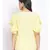 plain Yellow Polyester   Top