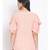 plain Peach Polyester   Top