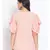 plain Peach Polyester   Top