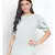 plain Green Polyester   Top