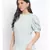plain Green Polyester   Top