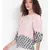 printed Pink Viscose   Top