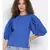 plain Blue Cotton   Top