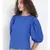 plain Blue Cotton   Top
