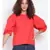 plain Red Cotton   Top