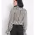 printed Black Polyester   Top