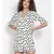 printed White Polyester   Playsuits