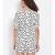 printed White Polyester   Playsuits