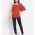 printed Red Viscose   Top