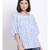printed Blue Viscose   Top