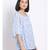 printed Blue Viscose   Top