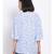 printed Blue Viscose   Top