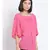 plain Pink Viscose   Top