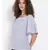 printed Blue Cotton   Top