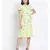 printed Yellow Viscose   Dress