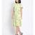printed Yellow Viscose   Dress