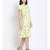 printed Yellow Viscose   Dress