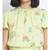 printed Yellow Viscose   Dress