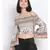printed Multicolor Polyester   Top