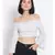 printed White Cotton   Top