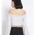 printed White Cotton   Top