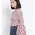 printed White Polyester   Top