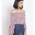 printed White Polyester   Top