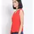 plain Red Cotton   Top