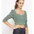 printed Multicolor Polyester   Top