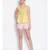 plain Yellow Cotton   Nightwear Top