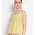 plain Yellow Cotton   Nightwear Top