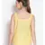 plain Yellow Cotton   Nightwear Top