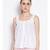 plain White Cotton   Nightwear Top