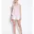 plain Pink Cotton   Nightwear Top