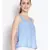 plain Blue Cotton   Nightwear Top
