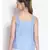 plain Blue Cotton   Nightwear Top
