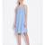 plain Blue Cotton   Dress