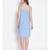 plain Blue Cotton   Dress