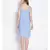 plain Blue Cotton   Dress